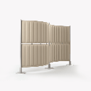 [FURN_6667] Acoustic Bloc Screens (Wood)